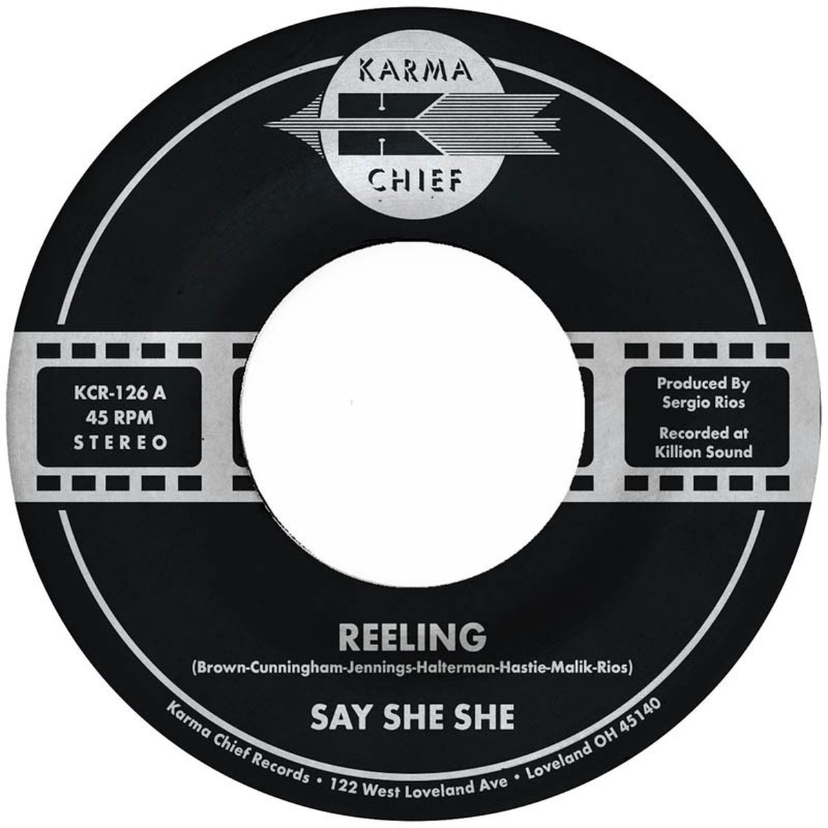 Say She She - Reeling / Don't You Dare Stop (7" Single) (Coloured Vinyl) (Limited Edition)