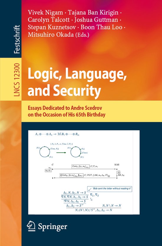 Logic Language and Security - cover