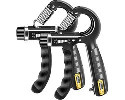 YONO Handtrainer Set - Handknijper - met Teller - Onderarm Grip Trainer - 2 Stuks