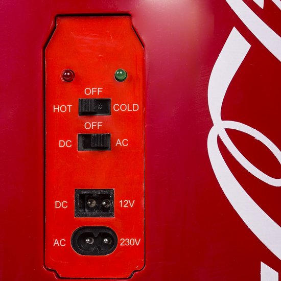 Coca Cola Mini Koelkast - 9,5 Liter - Koelen en Warmhouden - Inclusief Autolader van Mobicool — afbeelding 4