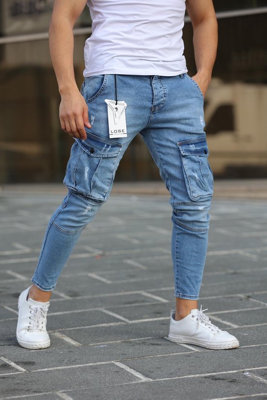 Pantalons cargo pour hommes Pantalons de survêtement Jeans pour hommes, Streetwear