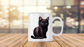 Mok Kat zwart - bombay - havana - katten - liefde - dieren - cat - dierenliefhebber - love - cute
