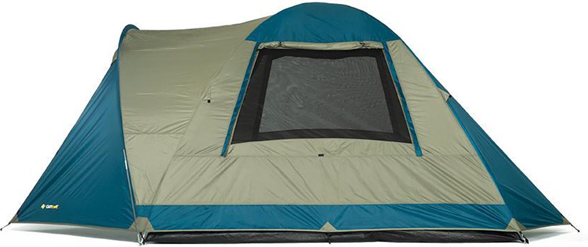 OZtrail Unisex Youth Tasman 6V Dome Tent ( Multicoloured, Standard ) Material-Plastic | Camping & Hiking | Front Vestibule | Light attachment point | included-Pockets & Carry Bag