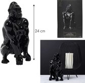 Decoratie Beeld Gorilla - Beeld Gorilla - Woon Decoratie - Woonaccessoire Gorilla - Woondecoratie - Gorilla Kunst - Gorilla Art - Kunstwerk Dieren