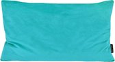 Sierkussen Velvet Aqua Blauw Long | 30 x 50 cm | Fluweel/Polyester