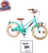 Volare Kinderfiets Melody - 16 inch - Turquoise - Inclusief WAYS Bandenplakset