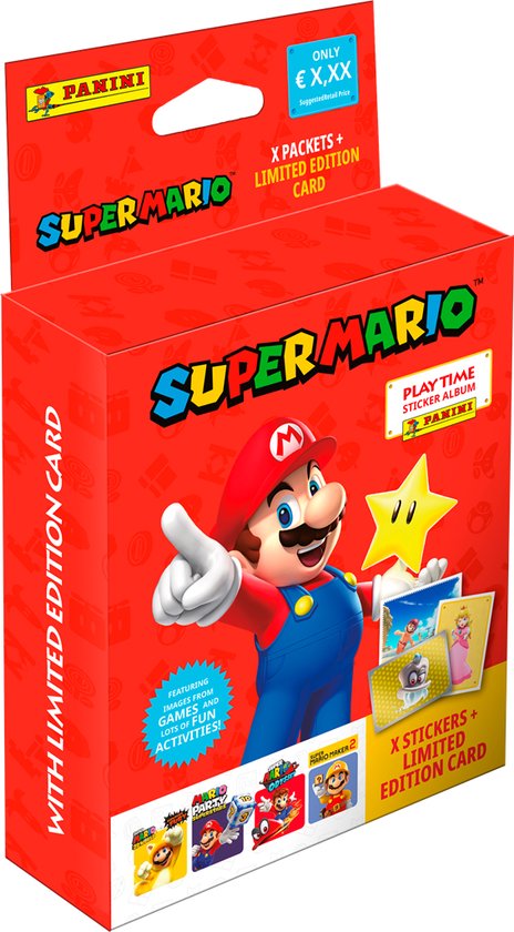 Afbeelding van het spel Panini Super Mario Eco Blister Pack
