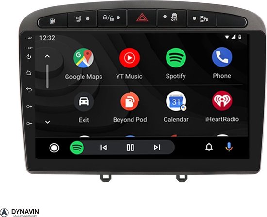 Dynavin Navigation Peugeot 308 2007-2013 kit voiture full touch usb android  auto