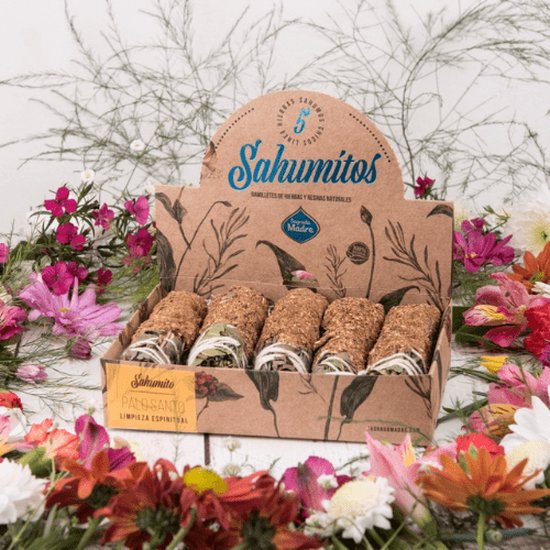 Sagrada Madre Sahumitos Smudge Palo Santo Per 5 In Displaydoos - 18x4x12cm - 18x4x12cm — afbeelding 3