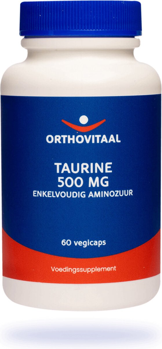 Goedkoopste Orthovitaal - Taurine 500 mg - 60 vegicaps - Vitaminen - vegan - voedingssupplement