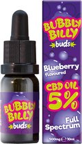 Bubbly Billy Buds 5% Blueberry Flavoured CBD Olie (10ml)