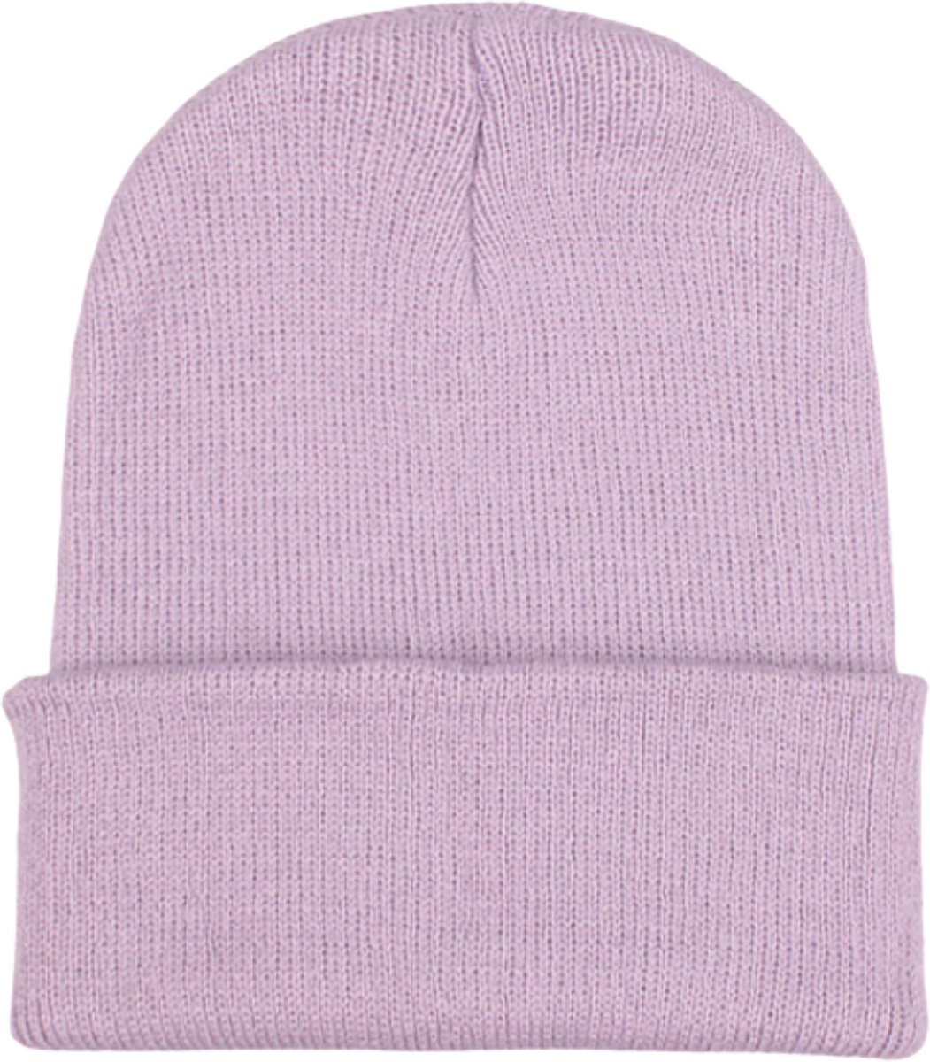 ASTRADAVI Beanie Hats - Muts - Warme Unisex Skimutsen - Winter Hoofddeksels - Lichtpaars