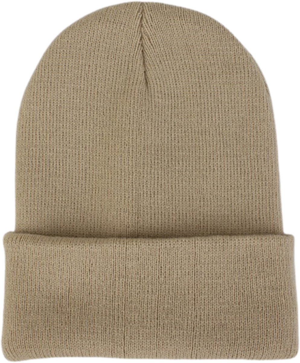 ASTRADAVI Beanie Hats - Muts - Warme Unisex Skimutsen - Winter Hoofddeksels - Beige