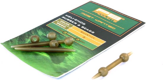 PB Products - Heli-Chod Rubber & Beads (Leadcore) - 3 stuks - LB products