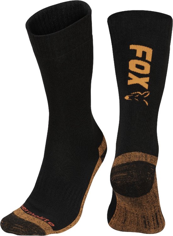 Fox Black / Orange Thermolite long sock - (Eu