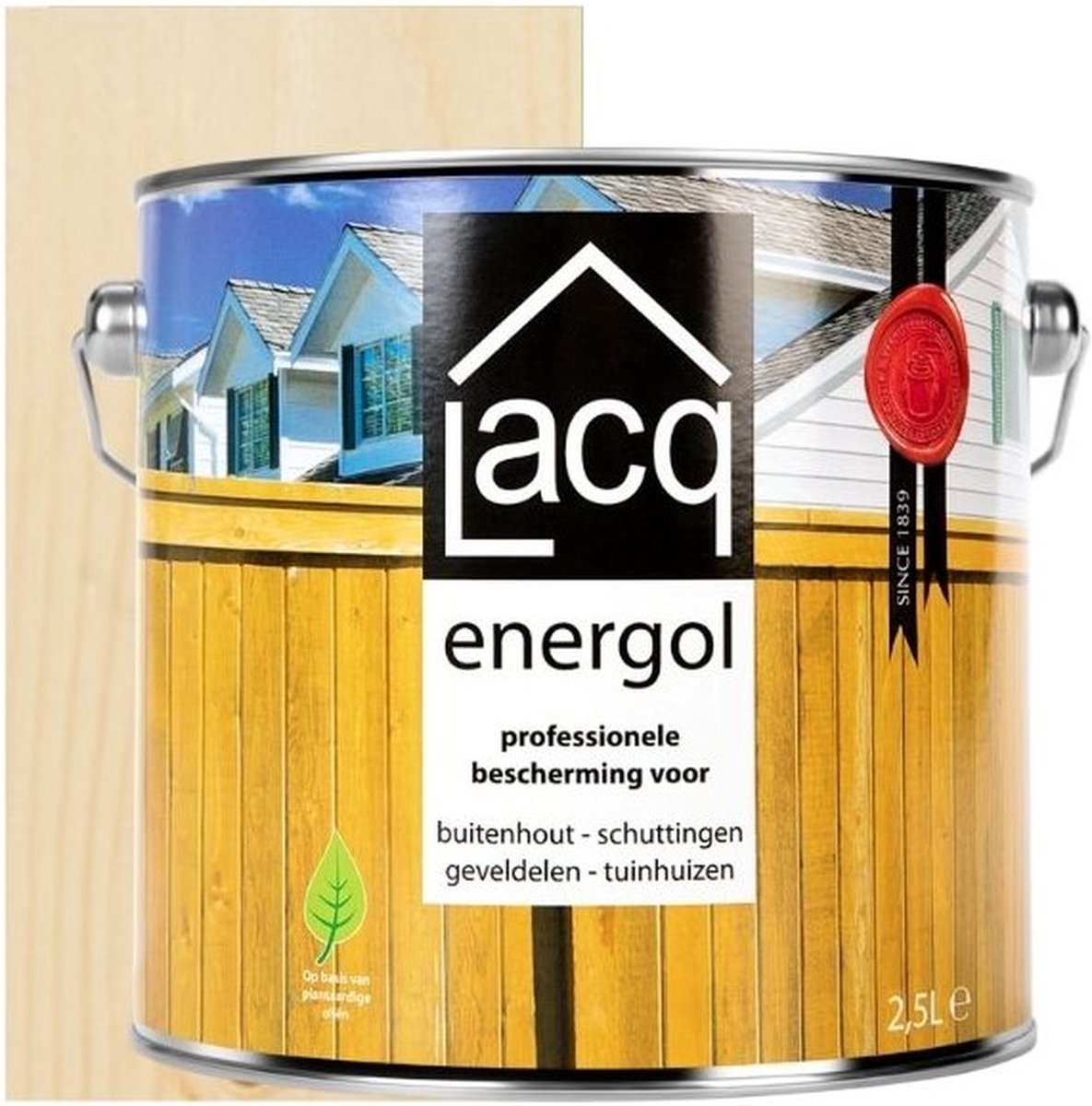 Lacq Energol - Houtolie - Naturel - 2,5 Liter - Zijdeglans