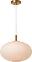 Lucide ELYSEE - Hanglamp - Ø 30 cm - 1xE27 - Opaal