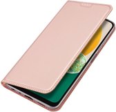 Dux Ducis - Telefoon Hoesje geschikt voor de Samsung Galaxy A24 4G - Skin Pro Book Case - Roze