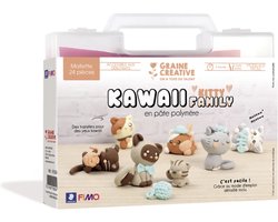 Fimo Fimo® Koffer Kawaii Katten