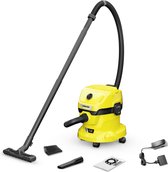 Kärcher WD 2-18, 225 W, Aspirateur sans sac, Sec&humide, Sac à poussière, 12 L, Tissu