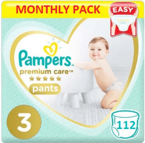 Pampers - Luierbroekjes 3, 6-11 kg, 62 stuks