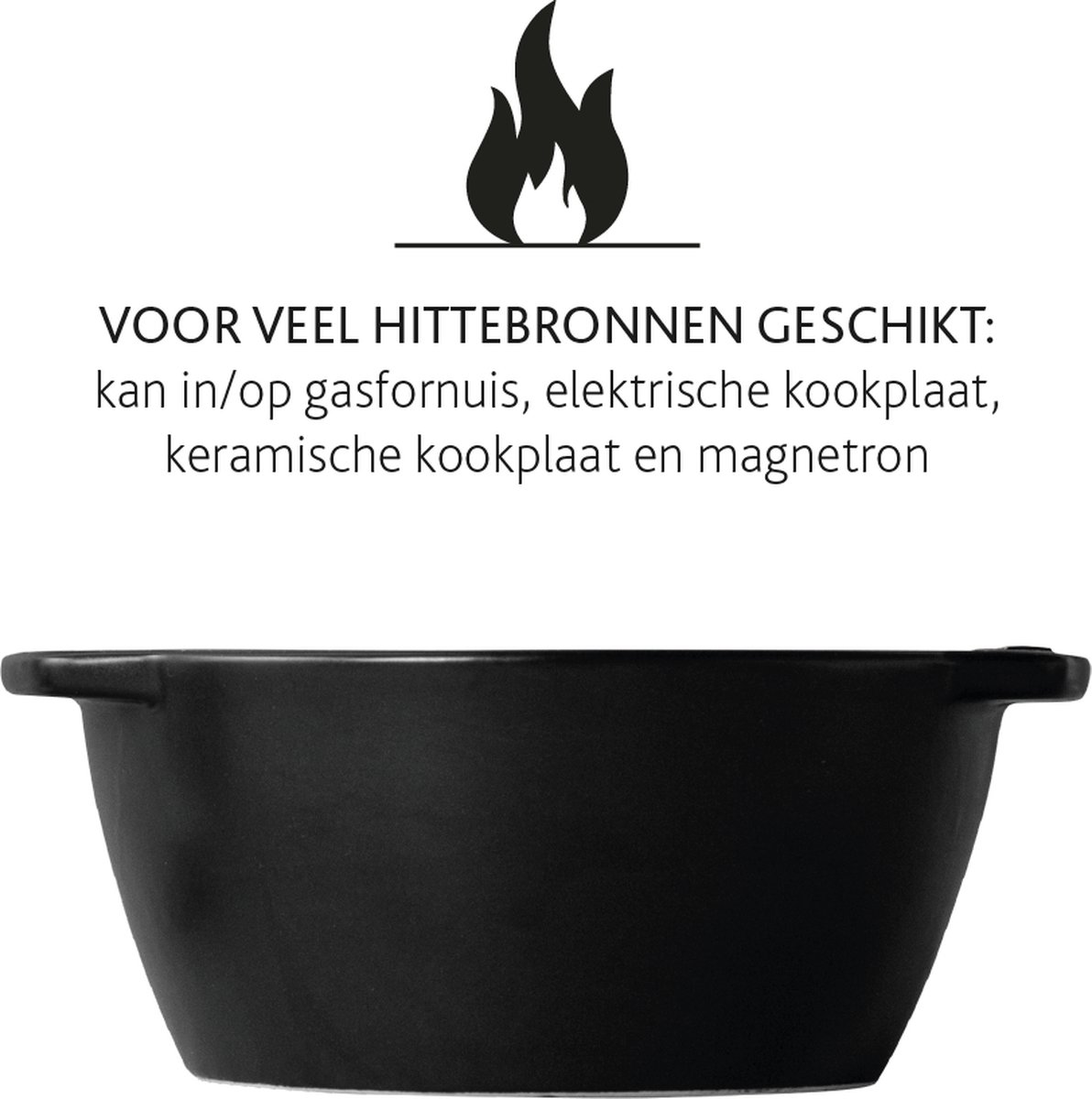 Boska Fondueset Party Mini - Fonduepan - Voor kaasfondue & saus - Zwart - 300 ml – foto 4