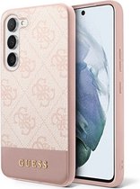 Guess 4G Stripe Back Case - Geschikt voor Samsung Galaxy S23 (S911) - Roze