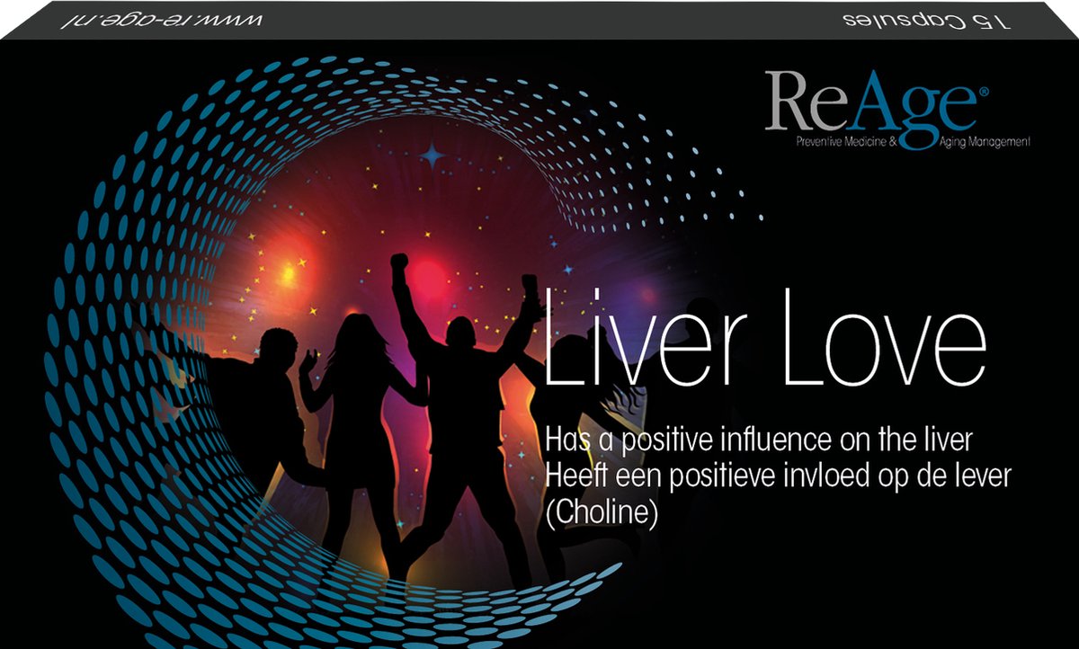 Goedkoopste ReAge Liver Love 'party edition' - Detox Lever - Lever reiniging - Detoxkuur - Mariadistel (80 Silymarine-extract) - N-Acetyl-L-Cysteine (NAC) - Asparagine - Choline - Methionine - Glutathion (15 capsules) - ReAge
