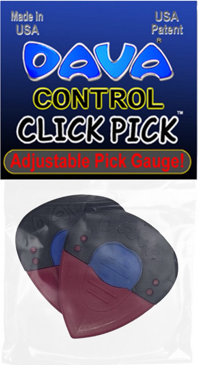 Dava - Control Click Pick - Plectrum - set van 2