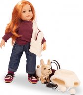 Götz modepop Hannah met haar hondje serie 2023 ca. 50cm