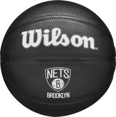 Wilson Team Tribute Brooklyn Nets Mini Ball WZ4017604XB, Unisexe, Zwart, Basketball, Taille : 3