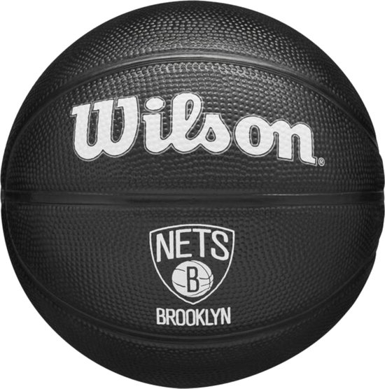 Wilson NBA Team Tribute Mini Black Basket Team Brooklyn Nets