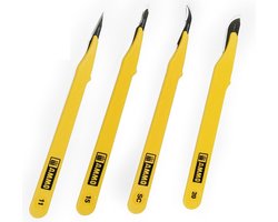 AMMO by Mig Jimenez Modelbouwdecoratie - MIG 8696 Standard Blade Set - 4 pcs - Hobbymes Gereedschap