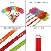 Vliegenmepper | Handje | 10st | Assorti kleuren