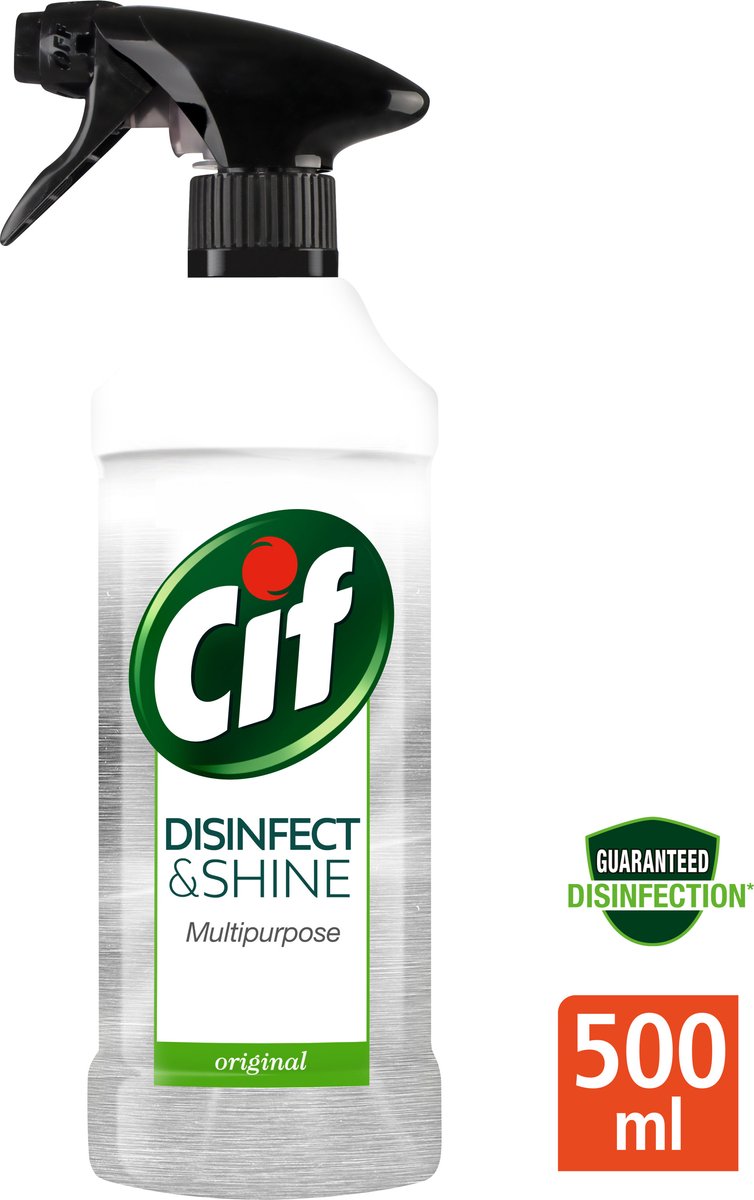 Cif - Cleanboost - Power & Shine - Spray Cuisine - Puissant contre la  graisse - 6 x