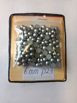 Parels voor voorwerpen (bv. beer) te beplakken - 2 zakjes - 6mm - zilverkleurig