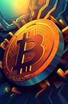 Bitcoin Poster - Crypto - 3D Kunst - 51x71 - Geschikt om in te lijsten