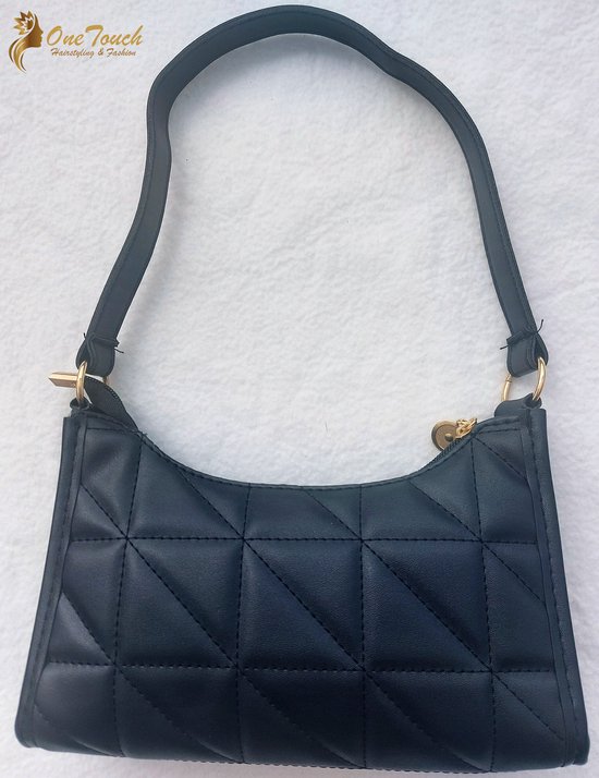 NICOLE & DORIS Vrouwen Tote tas PU lederen handtas schoudertas mode grote handtas, Zwart, Large