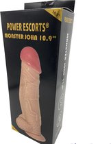 Power Escorts Monster John 10,9'' Mega Realistic Dildo 27,5 CM - Flesh