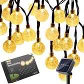 Happy Goods Solar Tuinverlichting op Zonneenergie - 50 LED - 7 Meter - Lampjes Slinger - Lichtsnoer Buiten - Fairy Lights - Solar - Sfeerverlichting - Buitenverlichting - Buitenlamp