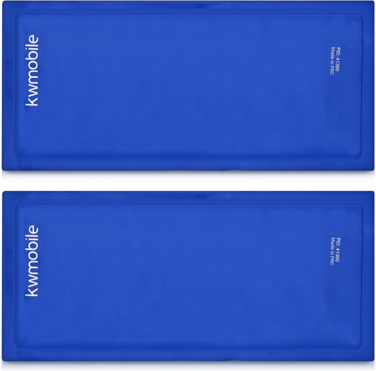 Goedkoopste kwmobile hot cold gelpacks x2 - Herbruikbare gel ijspacks voor warm en koud gebruik - Kompres van 28 x 13 cm - Coldpack of hotpack