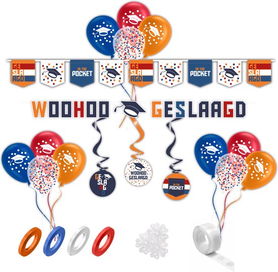 Geslaagd Versiering - Feest zonder Fratsen | Feestpakketten