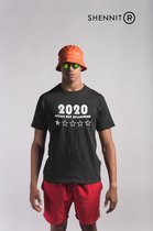 Grappige shirt 2020 Would Not Recommend | Humor Dad Jokes T-Shirt | Cadeau voor Hem | Vaderdag cadeau | Nieuwjaar Thema Zwart Maat XL