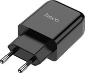 HOCO N2 Vigour - Compacte USB Oplader - Reislader - EU Plug - Universele 10W Lader - Zwart