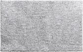 Lucy's Living Luxe badmat GRACI Grey – 50 x 80 cm - grijs - douchemat - badmatten - badmat antislip - badkamer - badmat zwart - badtextiel - polyester