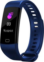Stappenteller - Smartwatch - Sport horloge - Activity Tracker - Meet Beweging Calorieën Slaap en Hartslag -  Heren - Dames - Blauw