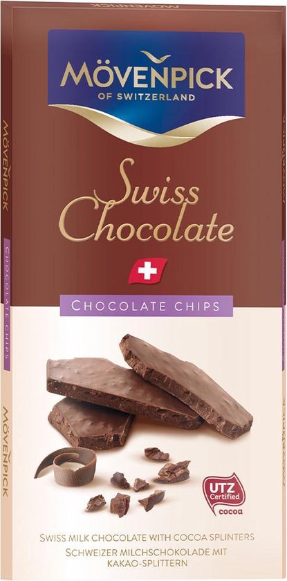 Mövenpick - Swiss Chocolate - CHOCOLATE CHIPS - 70g | bol.com