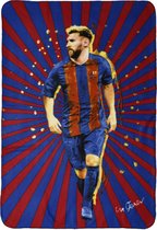 Super Star Fleecedeken Lionel Messi 100 X 140 Cm Blauw/rood