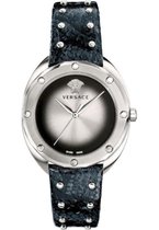 Versace Shadov Silver Black  - VEBM0 0118 - Dames - Horloge - Zilver - 38 MM