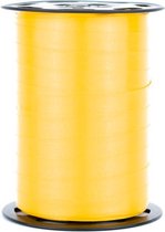 Cadeaulint - Krullint - Lint - Geel (250 meter lang & 1 cm breed)